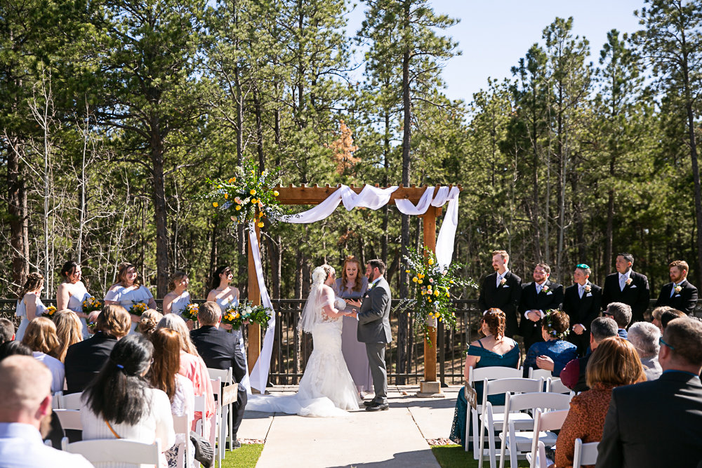 Colorado Springs Black Forest Wedding