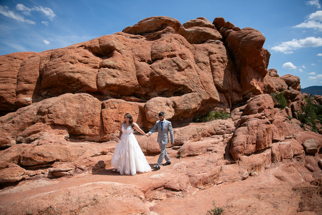 garden of the gods colorado elopement