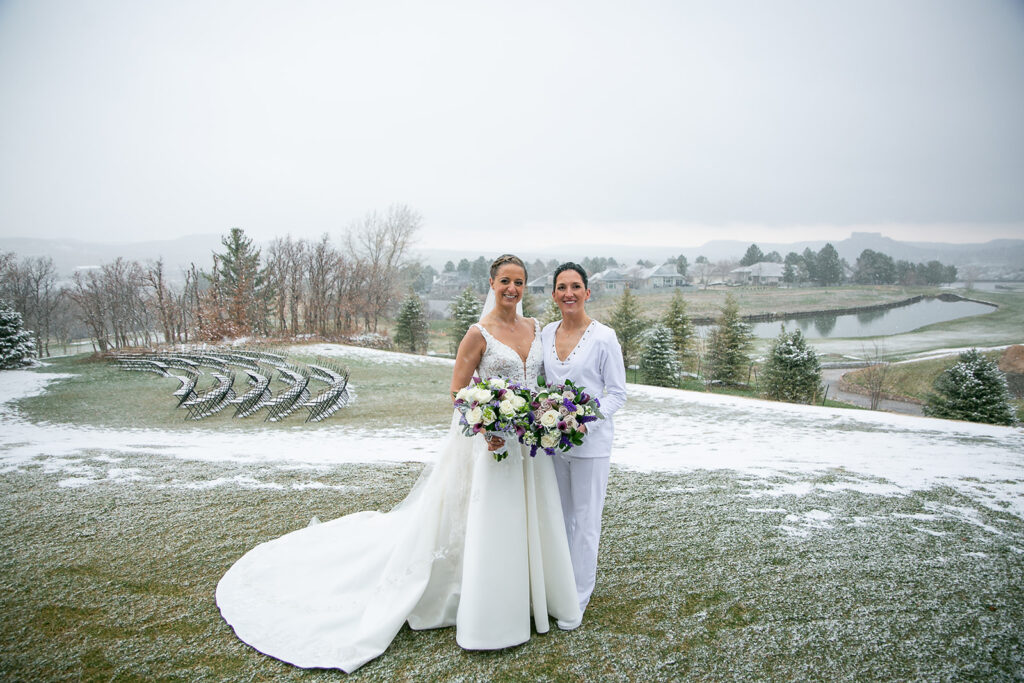 lgbtq+ winter elopement in colorado