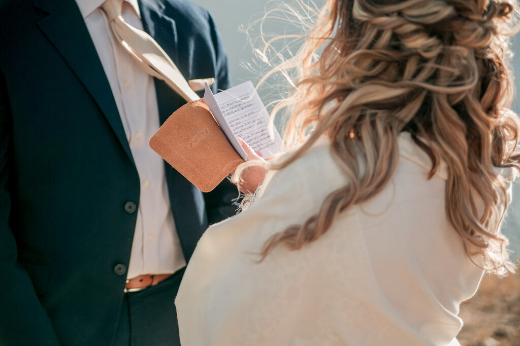 buena vista elopement ceremony at twin lakes