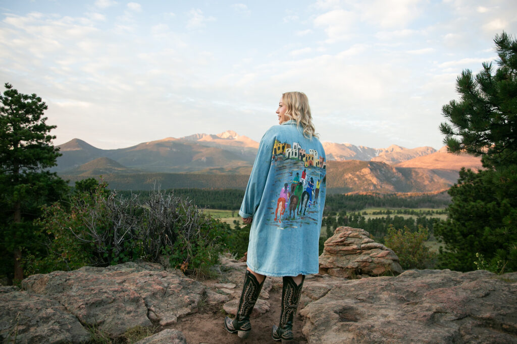 rocky mountain national park elopement bride